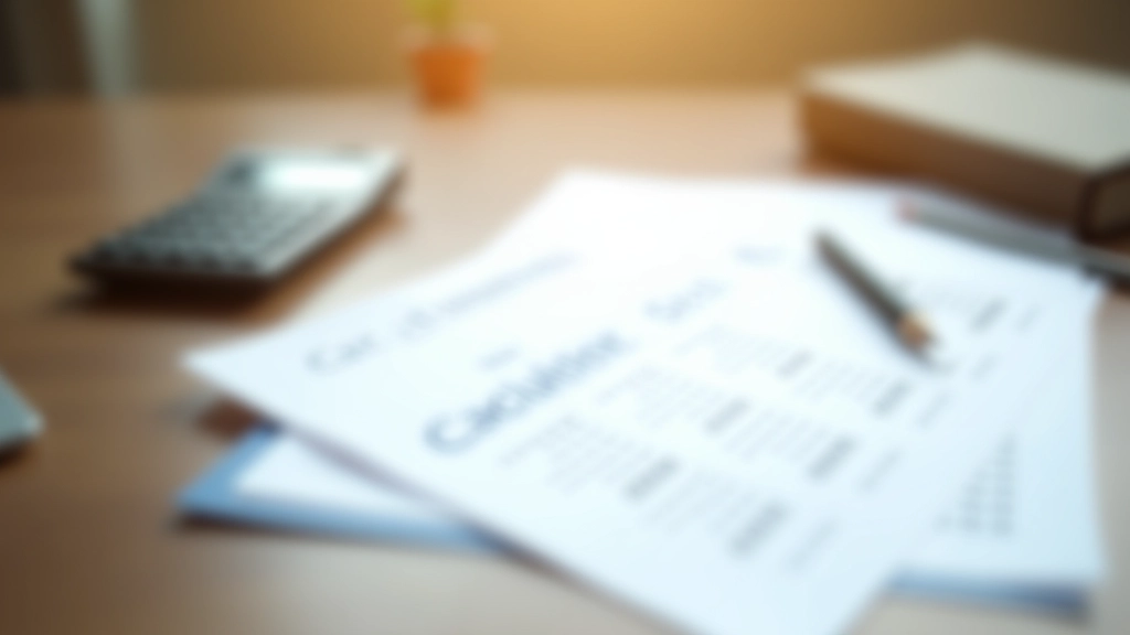 Nahaufnahme von Berechnungen und Finanzdiagrammen auf einem Schreibtisch