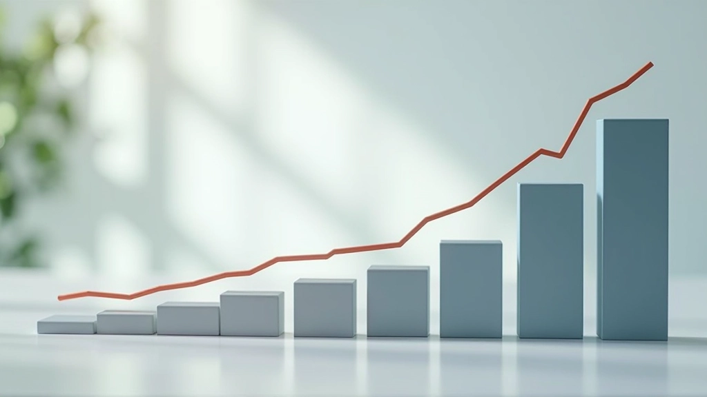 Diagramm zeigt Wertentwicklung eines Fondssparplans über 30 Jahre mit Schwankungen